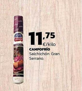Supermercados Lupa Campofrío Salchichón Gran Serrano oferta