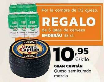 Supermercados Lupa Gran Capitán Queso Semicurado Mezcla oferta