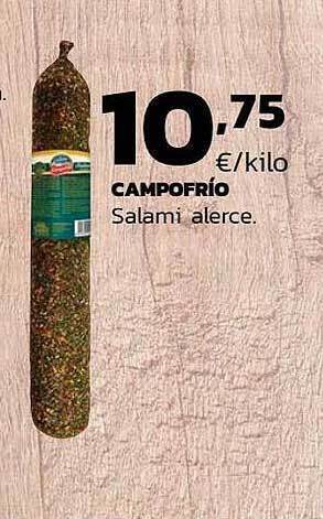 Supermercados Lupa Campofrío Salami Alerce oferta