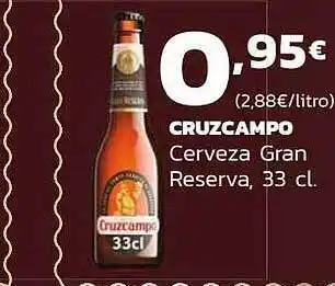 Supermercados Lupa Cruzcampo Cerveza Gran Reserva oferta