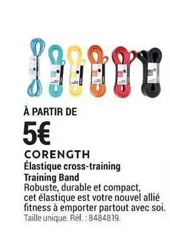 Decathlon Corenght élastique Cross-training Training Band oferta