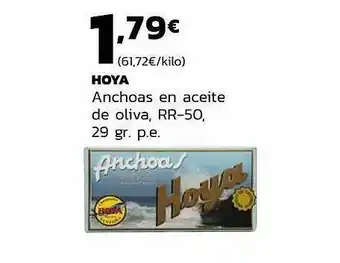 Supermercados Lupa Hoya Anchoas En Aceite De Oliva Rr-50 oferta