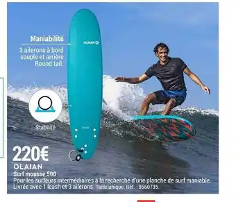 Decathlon Olaian Surf Mousse 500 oferta