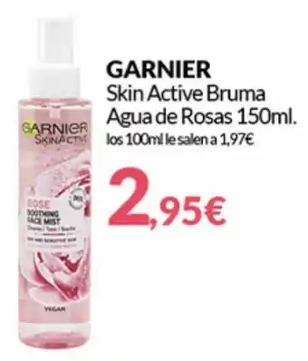 PrimaPrix Garnier Skin Active Bruma Agua de Rosas 150ml oferta