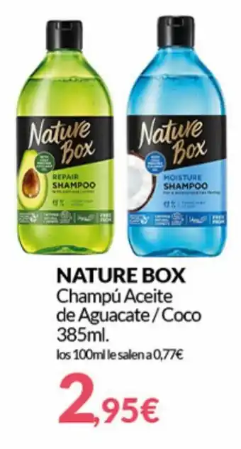 PrimaPrix Nature Box Champú Aceite de Aguacate/Coco 385ml oferta