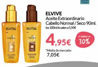 PrimaPrix Elvive Aceite Extraordinario Cabello Normal/Seco 90ml. oferta