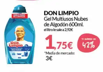 PrimaPrix Don Limpio Gel Multiusos Nubes de Algodón 600ml oferta