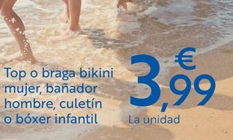 Carrefour Top o braga bikini mujer, bañador hombre, culetín o bóxer infantil oferta