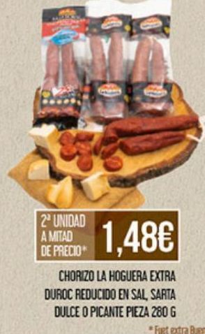 Claudio Chorizo la hoguera oferta