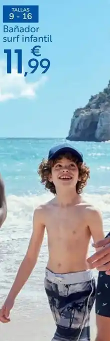 Carrefour Bañador surf infantil oferta
