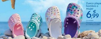 Carrefour Zueco playa hombre o mujer oferta