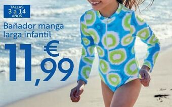Carrefour Bañador manga larga infantil oferta