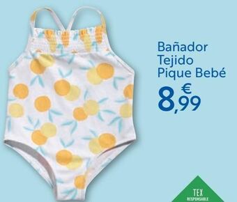 Carrefour Bañador tejido pique bebé oferta