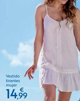 Carrefour Vestido tirantes mujer oferta