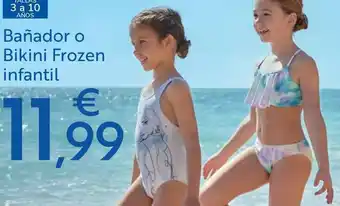 Carrefour Bañador bikini frozen infantil oferta