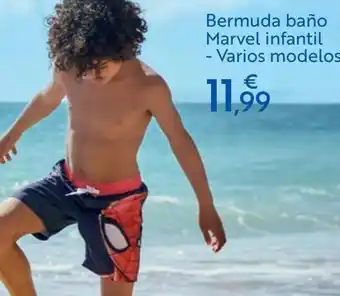 Carrefour Bermuda baño marvel infantil oferta