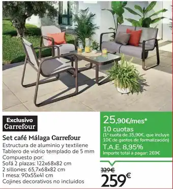 Carrefour Set café málaga carrefour oferta