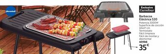 Carrefour Barbacoa eléctrica s20 oferta