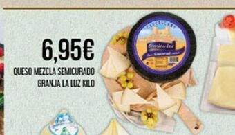 Claudio Queso mezcla semicurado granja la luz oferta