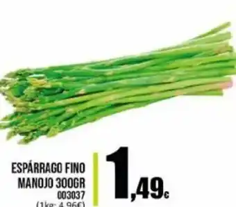 Family Cash Espárrago Fino Manojo 300gr oferta