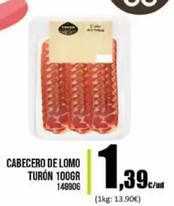Family Cash Cabecero De Lomo Turón 100gr oferta