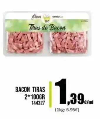 Family Cash Bacon Tiras 2*100gr oferta