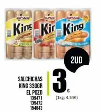 Family Cash El Pozo Salchichas King 339gr oferta