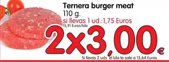 Alimerka Ternera burger meat 110g oferta