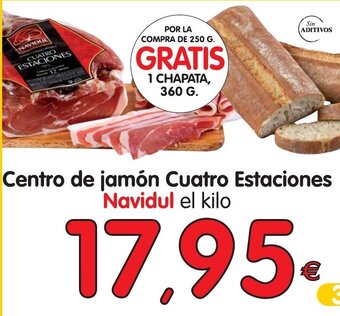 Alimerka Navidul Centro de jamón Cuatro Estaciones oferta