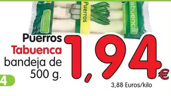 Alimerka Tabuenca Puerros 500g oferta
