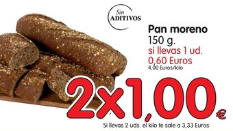 Alimerka Pan moreno 150g oferta