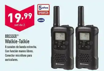 ALDI Bresser Walkie-talkie, set de 2 oferta