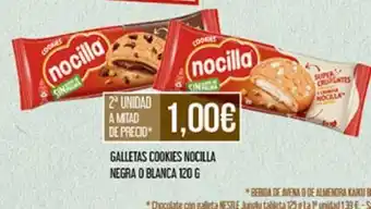 Claudio Galletas cookies nocilla oferta