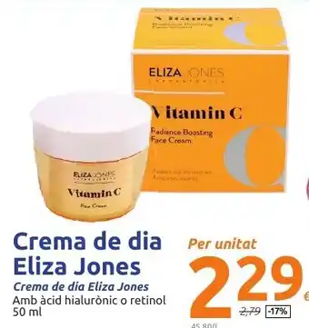 Action Crema de dia Eliza Jones 50 ml oferta