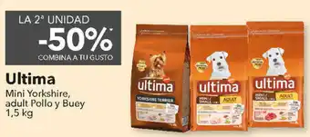 Clarel Ultima Mini Yorkshire, adult Pollo y Buey 1,5kg oferta