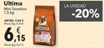 Clarel Ultima Mini Sensitive 1,5 kg oferta