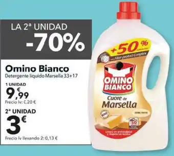 Clarel Omino Bianco Detergente liquido Marsella 33+17 oferta