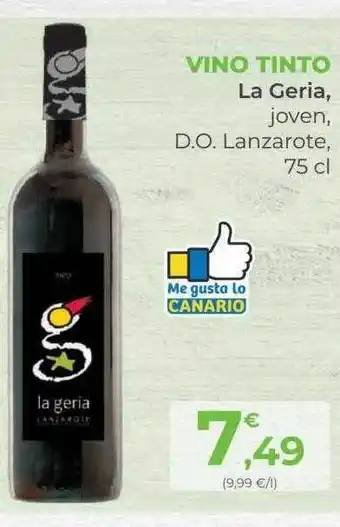 SPAR Gran Canaria Vino Tinto La Geria Joven D.o. Lanzanrote oferta