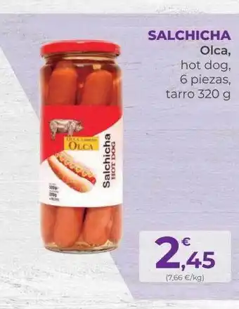 SPAR Gran Canaria Salchicha Olca Hot Dog oferta