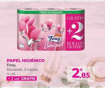 SPAR Gran Canaria Papel Higiénico Foxy oferta