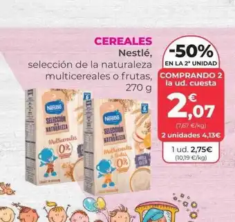 SPAR Gran Canaria -50cereales Nestlé -50% En La 2a Unidad oferta