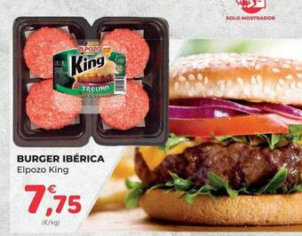 SPAR Gran Canaria Burger Ibérica Elpozo King oferta