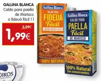 Dicost Gallina Blanca Caldo para paella de Morisco o fideuá fácil 1l oferta