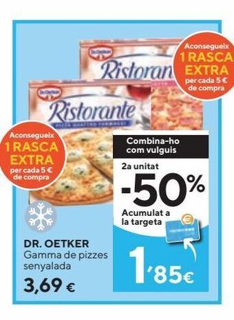 Caprabo Pizza dr oetker oferta