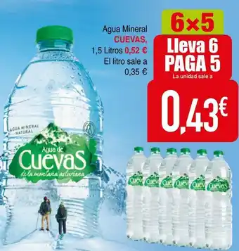 Agua cuevas