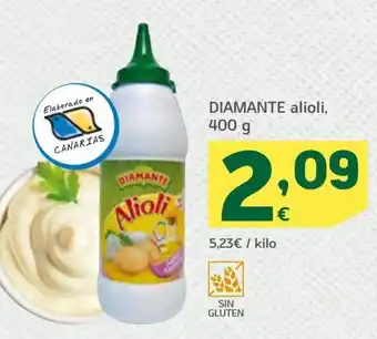 HiperDino Diamante alioli, 400 g oferta