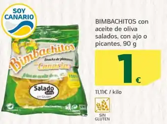 HiperDino Bimbachitos con aceite de oliva salados, 90 g oferta