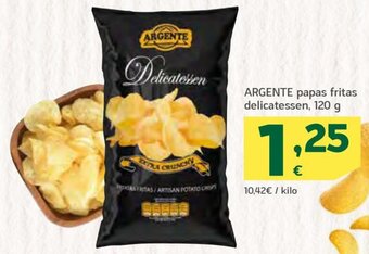 HiperDino Argente papas fritas delicatessen, 120 g oferta