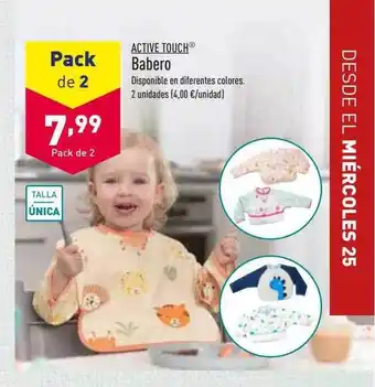ALDI Active Touch Babero oferta