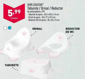 ALDI Home Creation Taburete Orinal Reductor oferta